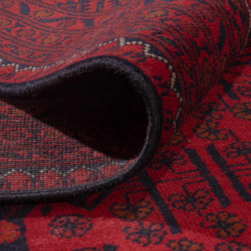 Afghansk matta - Kunduz - 357 x 247 cm - röd