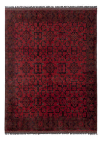 Afghan Teppich - Kunduz - 197 x 153 cm - rot