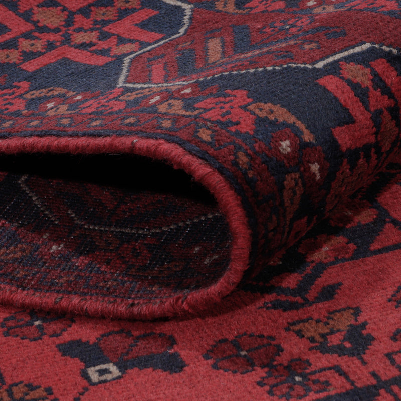 Afghan Teppich - Kunduz - 197 x 147 cm - rot