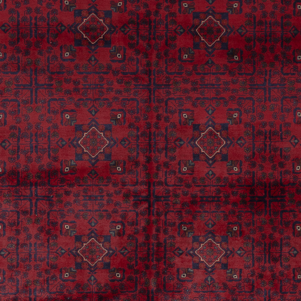 Afghansk matta - Kunduz - 351 x 249 cm - röd