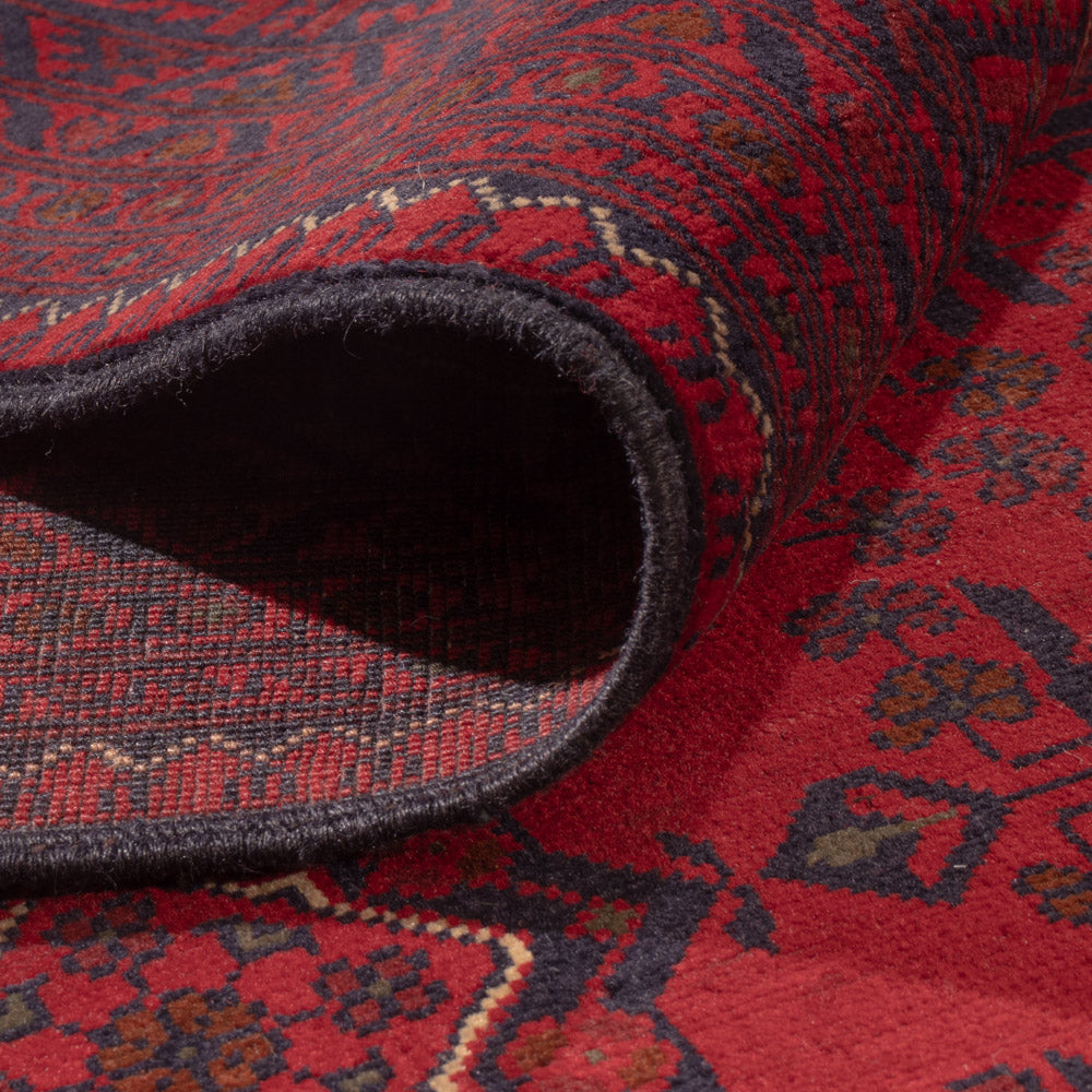 Afghansk matta - Kunduz - 351 x 249 cm - röd