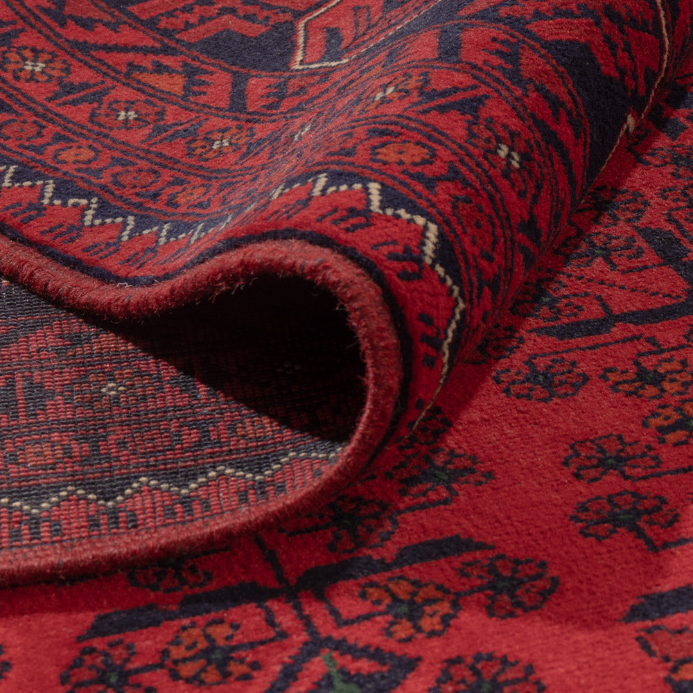 Afghansk matta - Kunduz - 336 x 248 cm - röd