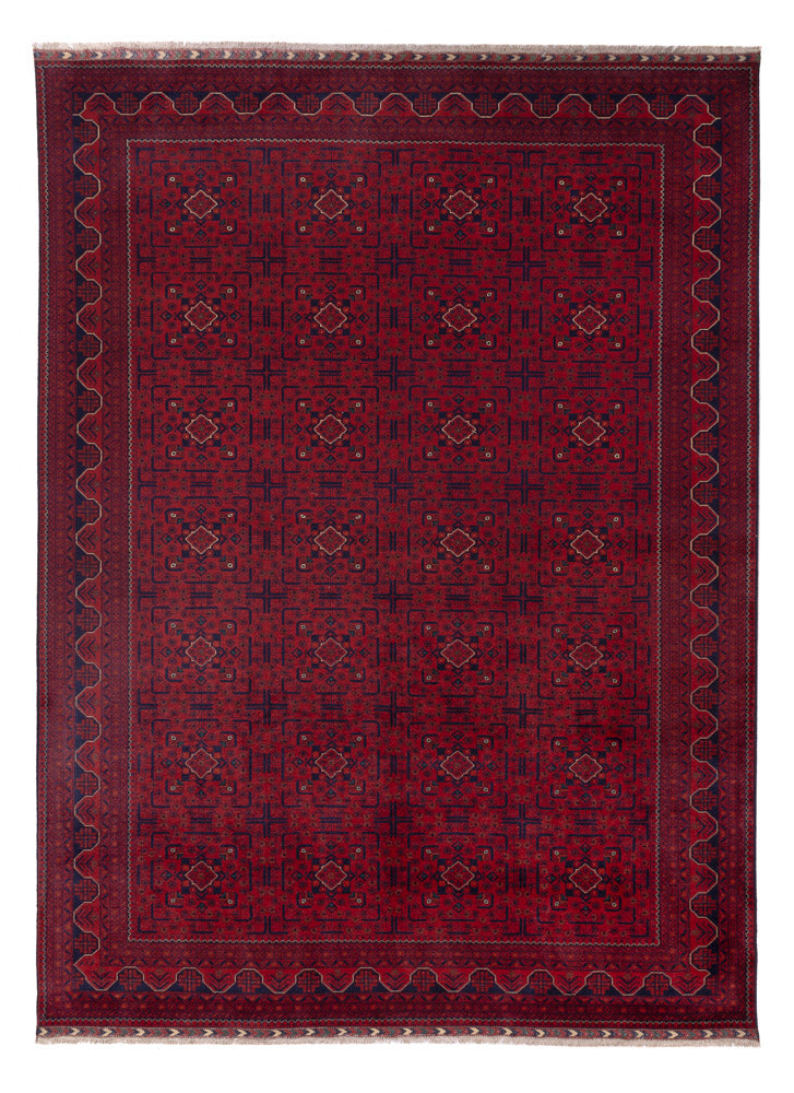 Afghansk matta - Kunduz - 350 x 249 cm - röd