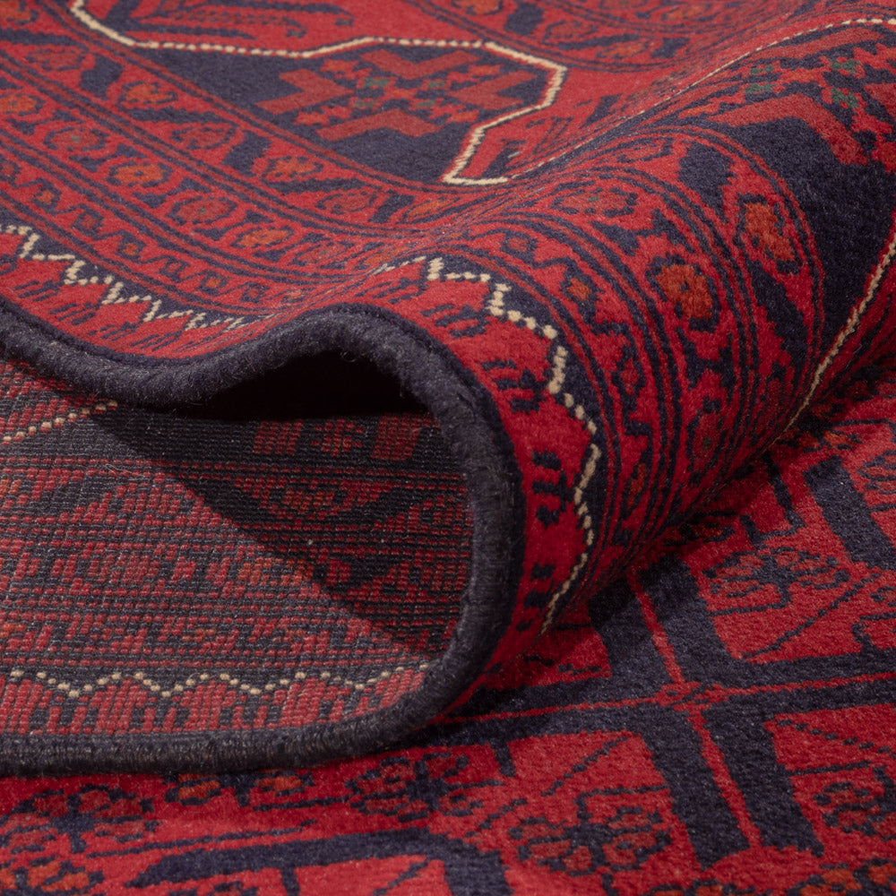 Afghansk matta - Kunduz - 350 x 249 cm - röd