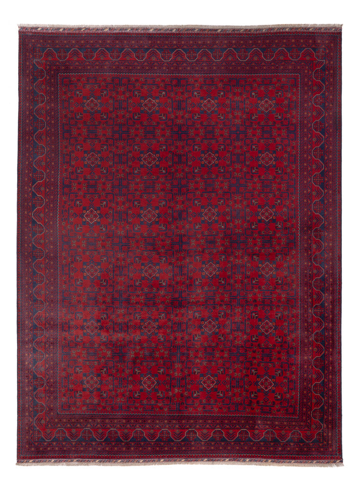 Afghansk matta - Kunduz - 338 x 252 cm - röd