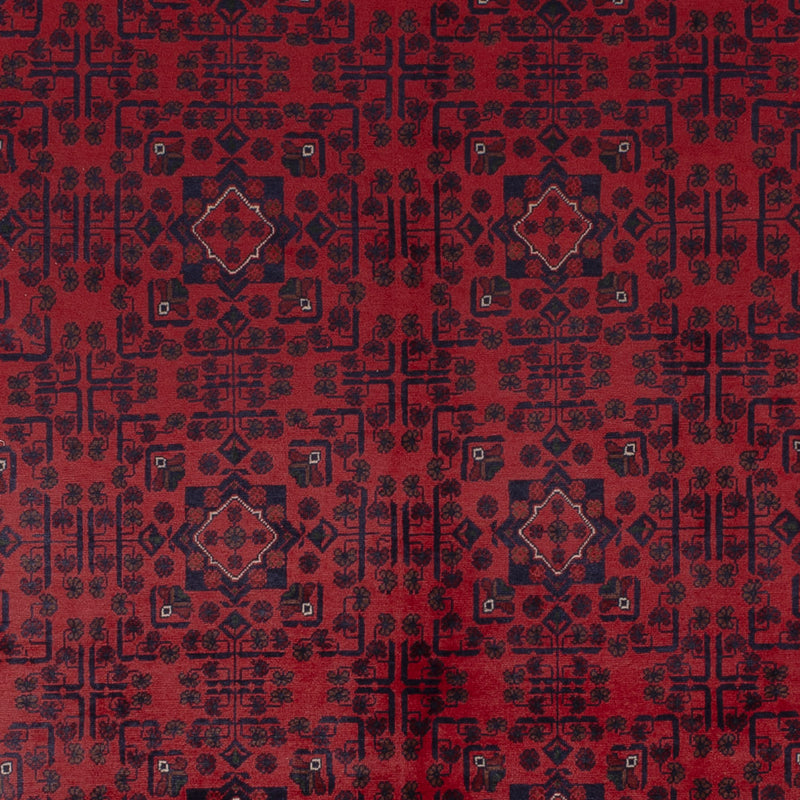 Afghansk matta - Kunduz - 340 x 250 cm - röd