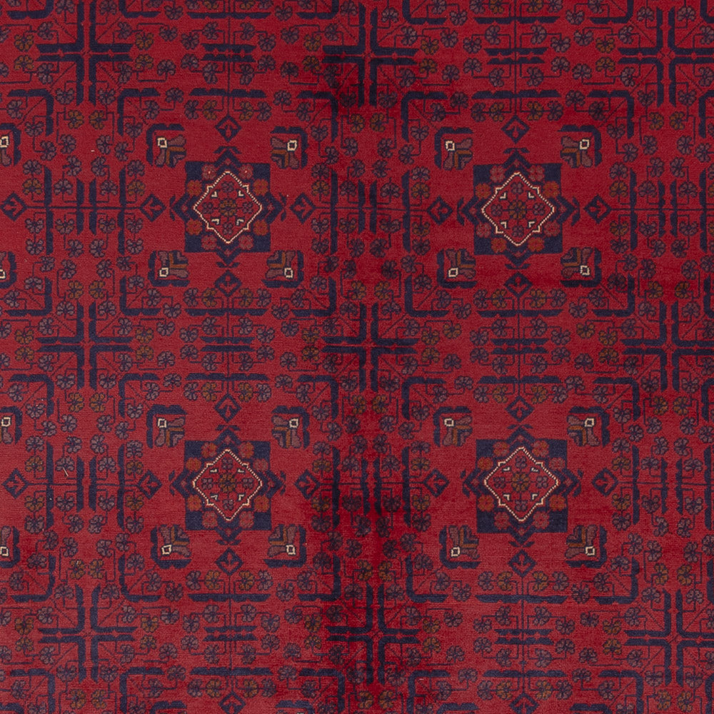 Afghansk matta - Kunduz - 349 x 253 cm - röd