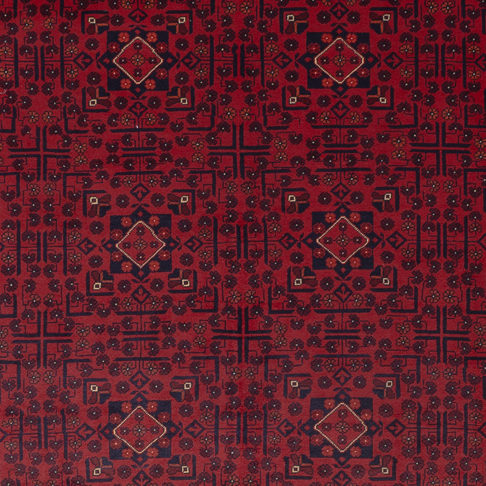 Afghansk matta - Kunduz - 345 x 244 cm - röd