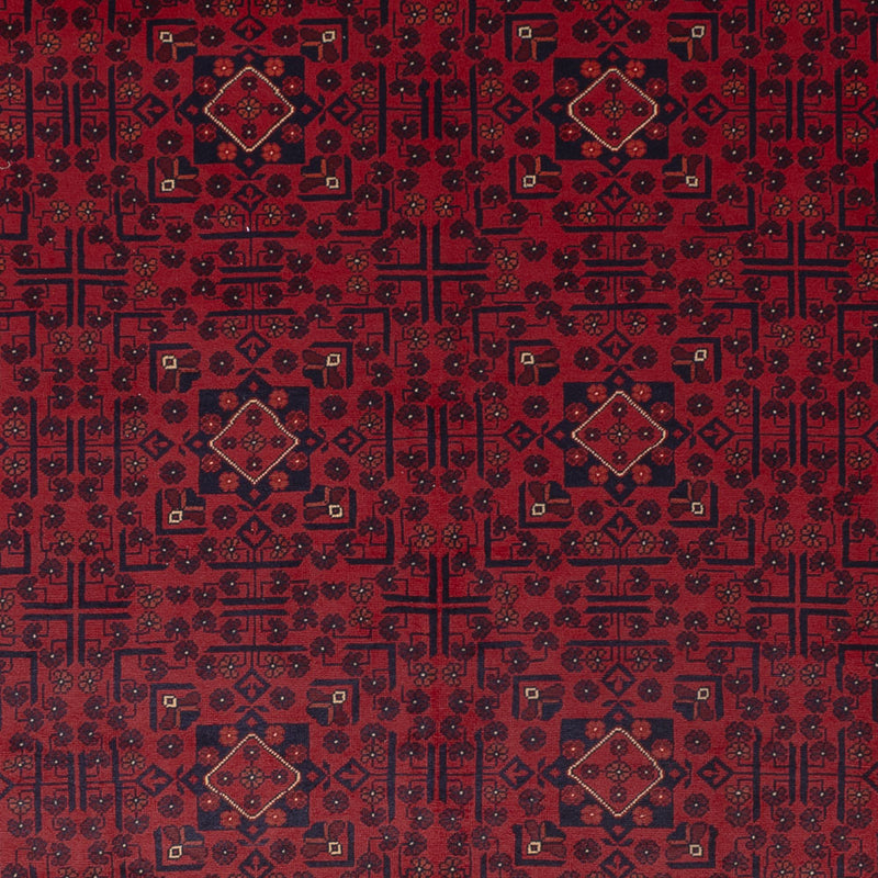 Afghansk matta - Kunduz - 345 x 244 cm - röd