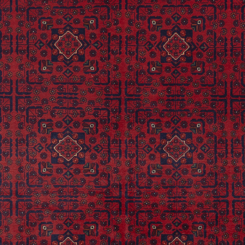 Afghansk matta - Kunduz - 338 x 246 cm - röd
