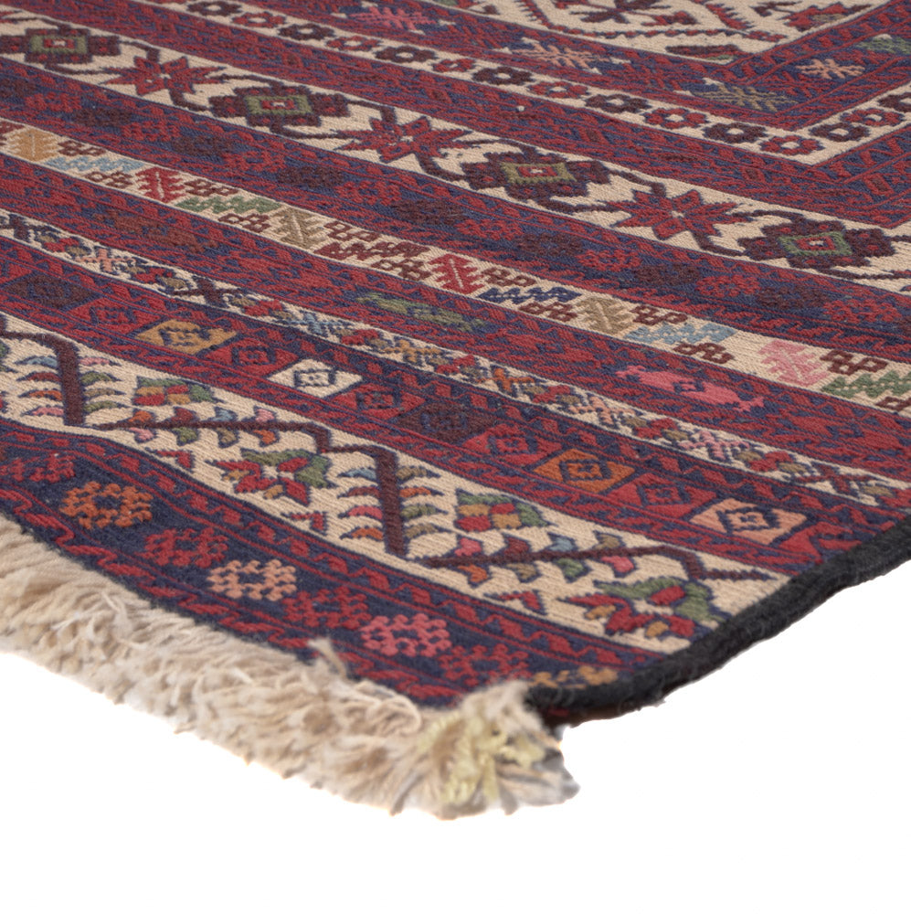 Kelim Carpet - orientalisk matta - 189 x 127 cm - flerfärgad