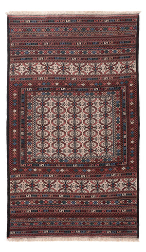 Kelim Carpet - orientalisk matta - 207 x 118 cm - flerfärgad