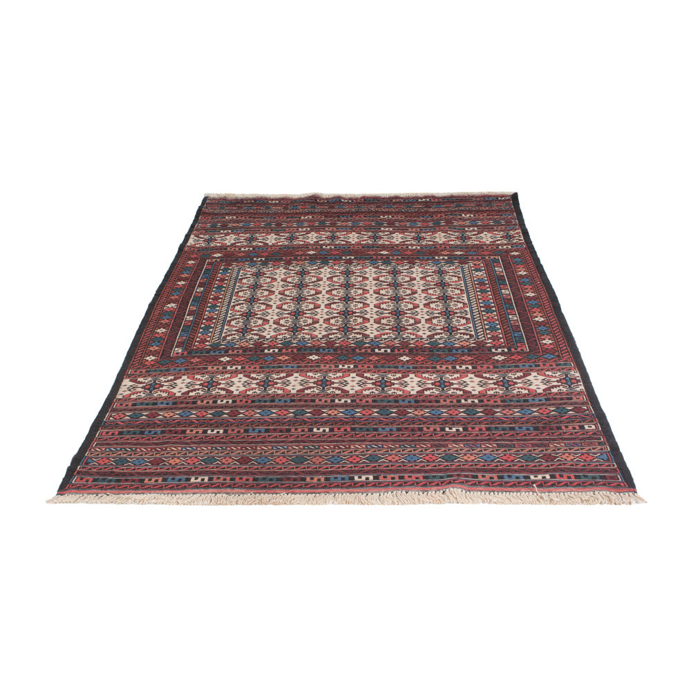Kelim Carpet - orientalisk matta - 207 x 118 cm - flerfärgad
