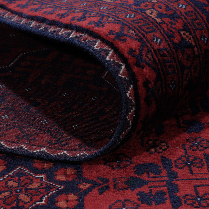 Afghansk matta - Kungliga - 200 x 151 cm - röd