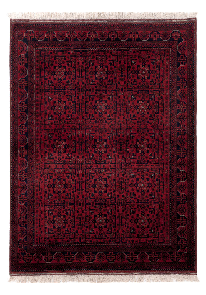 Afghan Teppich - Royal - 196 x 148 cm - rot