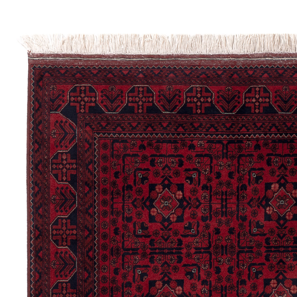 Afghansk matta - Kungliga - 196 x 148 cm - röd