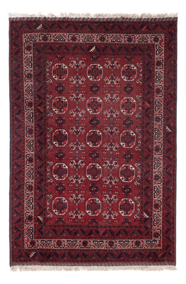 Afghansk matta - 175 x 113 cm - röd