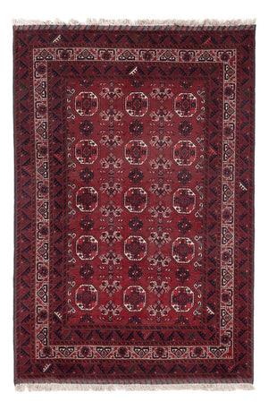 Afghansk matta - 175 x 113 cm - röd