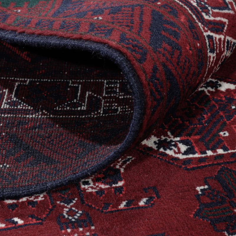 Afghansk matta - 175 x 113 cm - röd