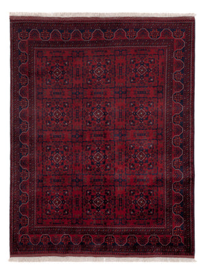 Afghansk matta - Kungliga - 195 x 151 cm - röd