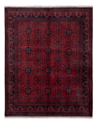 Afghansk matta - Kungliga - 191 x 151 cm - röd