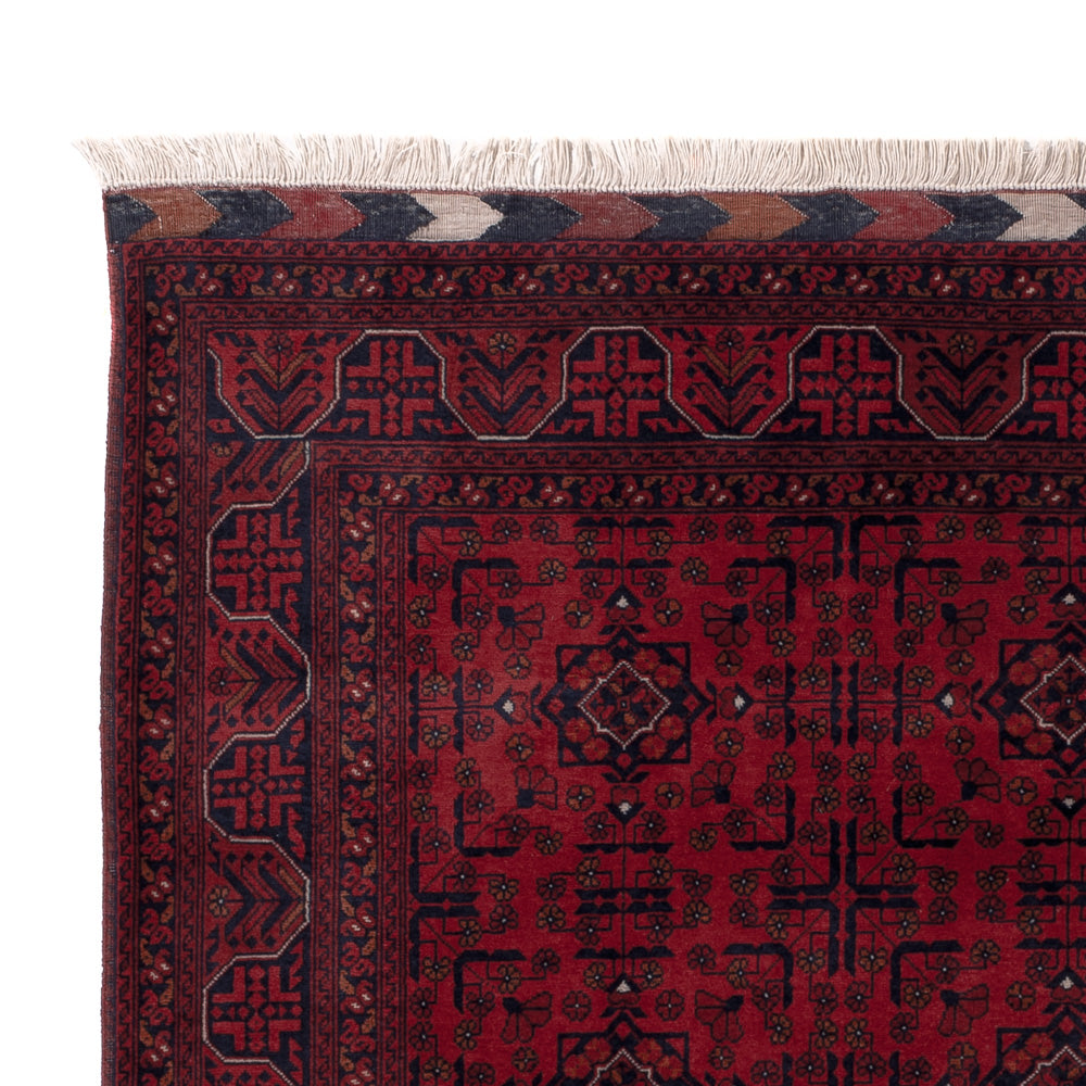 Afghansk matta - Kungliga - 197 x 149 cm - röd