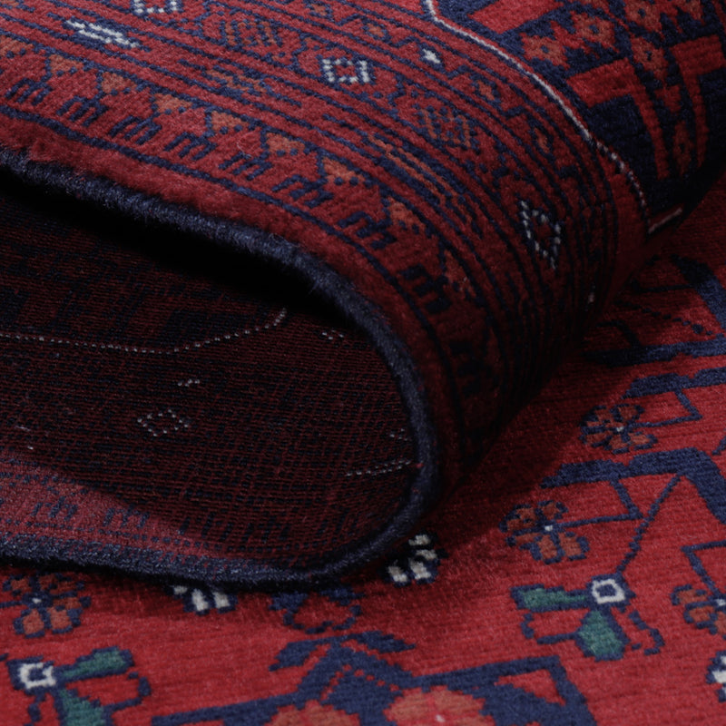 Afghansk matta - Kungliga - 198 x 150 cm - röd