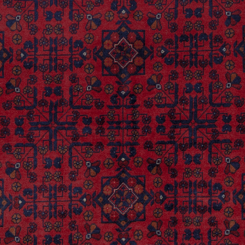Afghansk matta - Kungliga - 203 x 147 cm - röd