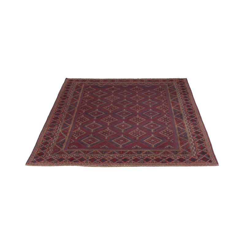 Kelim Carpet - orientalisk matta - 206 x 151 cm - flerfärgad
