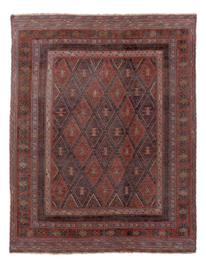 Kelim Carpet - orientalisk matta - 198 x 152 cm - flerfärgad