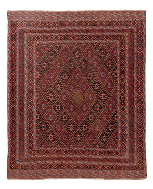 Kelim Carpet - orientalisk matta - 193 x 156 cm - flerfärgad