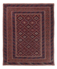 Kelim Carpet - orientalisk matta - 187 x 150 cm - flerfärgad