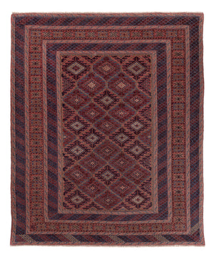 Kelim Carpet - orientalisk matta - 187 x 150 cm - flerfärgad