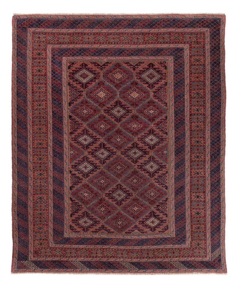Kelim Carpet - orientalisk matta - 187 x 150 cm - flerfärgad