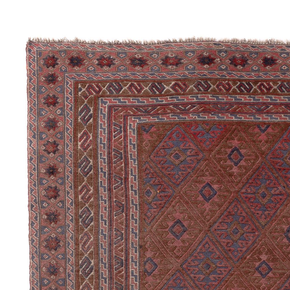 Kelim Carpet - orientalisk matta - 191 x 153 cm - flerfärgad