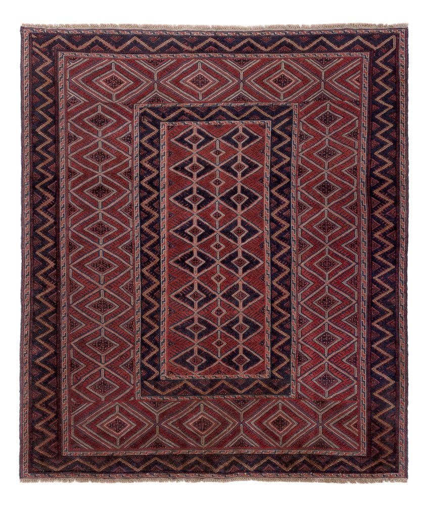 Kelim Carpet - orientalisk matta - 175 x 149 cm - flerfärgad