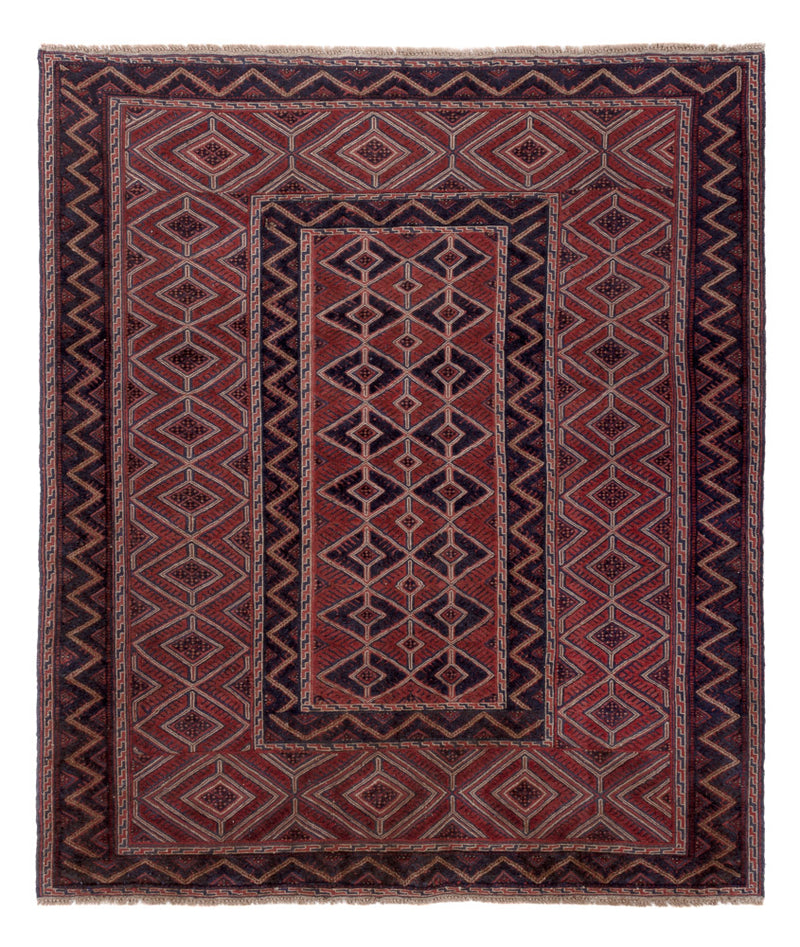 Kelim Carpet - orientalisk matta - 175 x 149 cm - flerfärgad