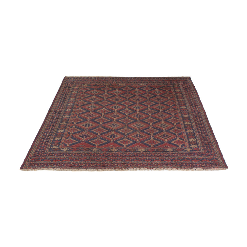 Kelim Carpet - orientalisk matta - 197 x 137 cm - flerfärgad