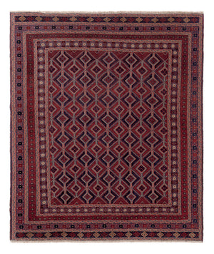 Kelim Carpet - orientalisk matta - 193 x 162 cm - flerfärgad