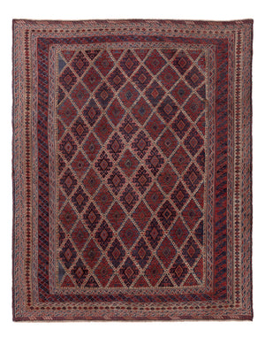 Kelim Carpet - orientalisk matta - 194 x 150 cm - flerfärgad