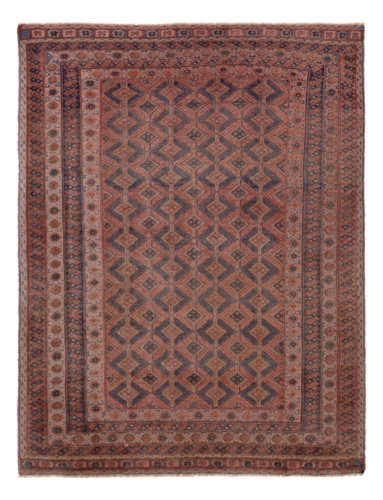 Kelim Carpet - orientalisk matta - 200 x 152 cm - flerfärgad
