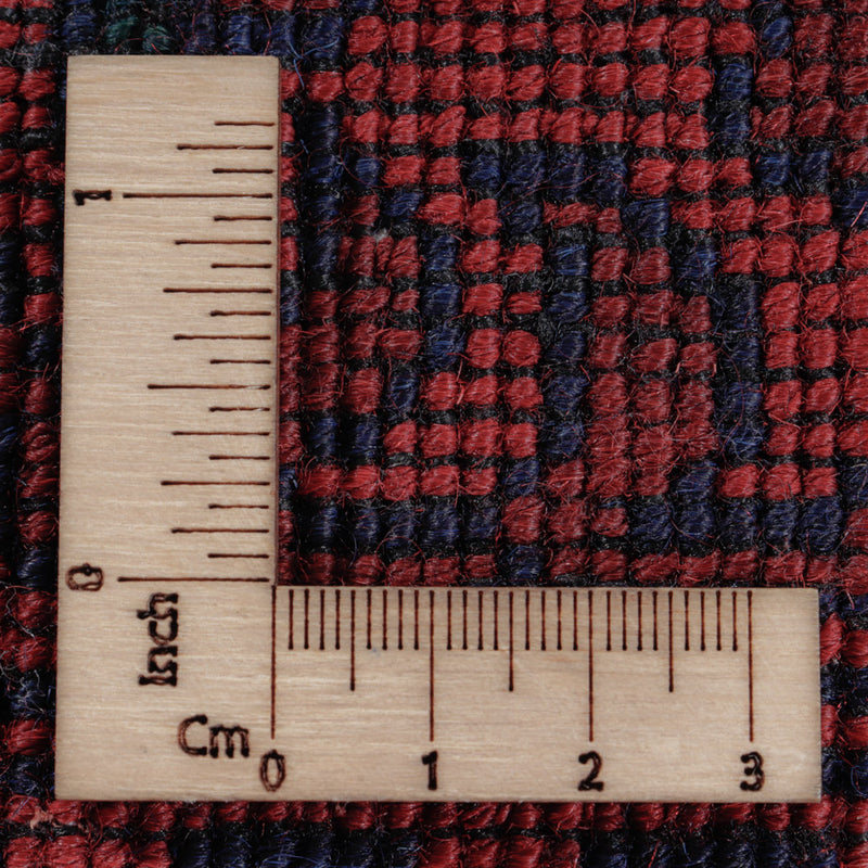 Afghansk matta - Kunduz - 201 x 152 cm - röd