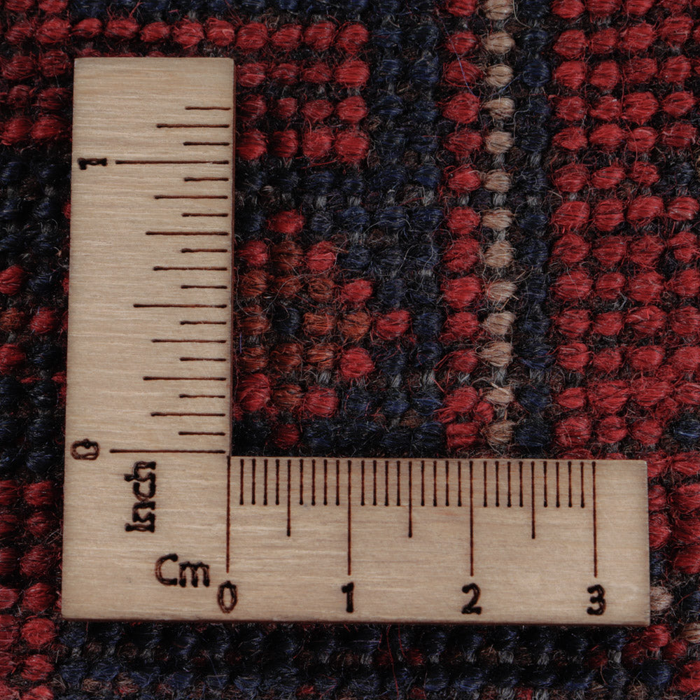 Afghansk matta - Kunduz - 198 x 148 cm - röd