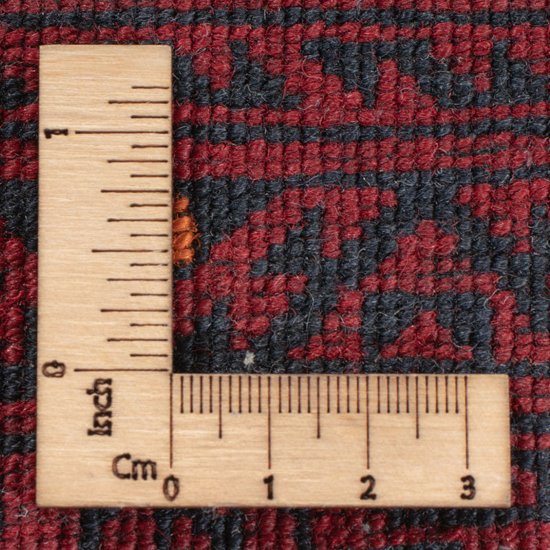 Afghansk matta - 249 x 160 cm - röd