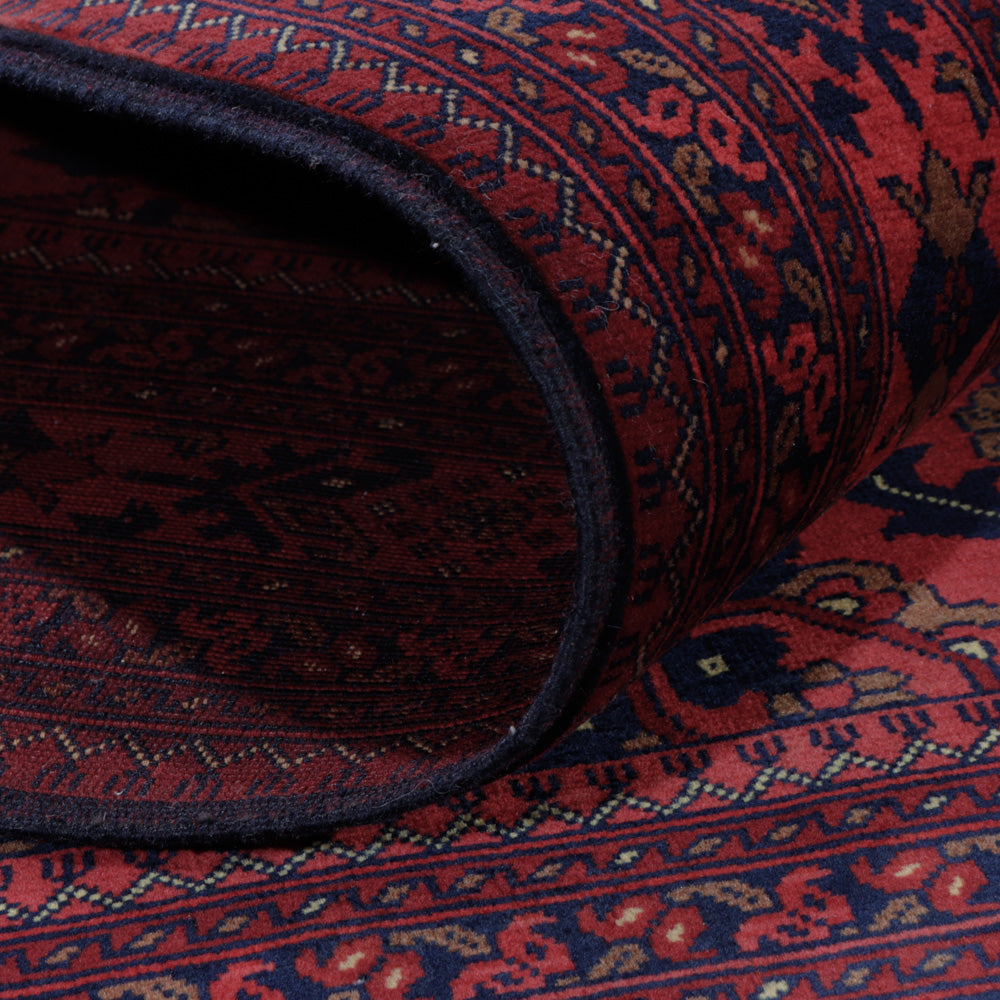 Afghansk matta - Kungliga - 195 x 152 cm - röd