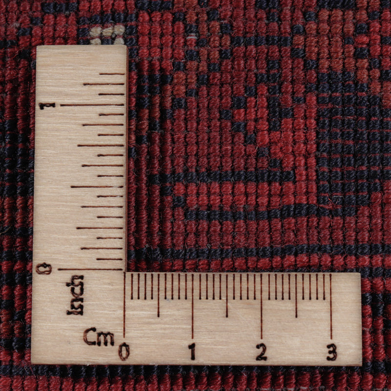 Afghansk matta - Kungliga - 196 x 154 cm - röd