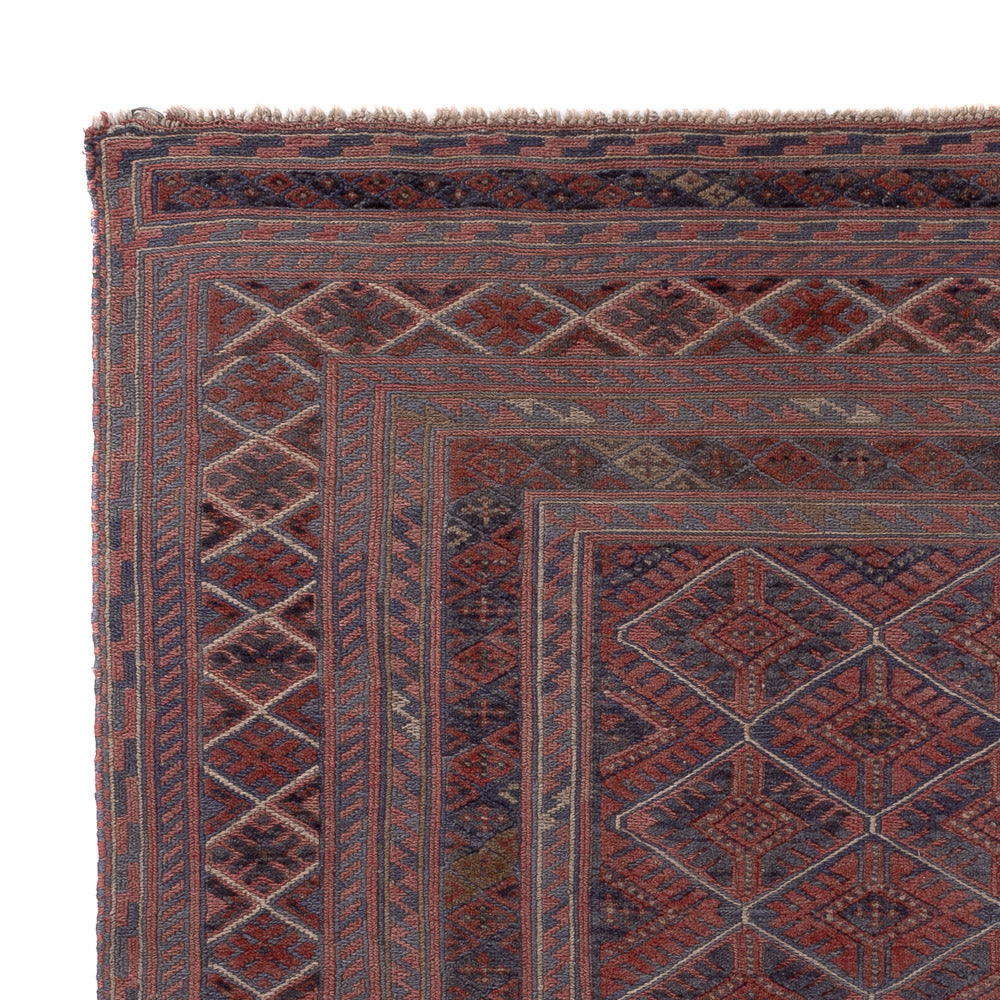 Kelim Carpet - orientalisk matta - 186 x 152 cm - flerfärgad