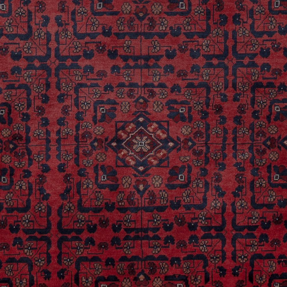 Afghansk matta - Kungliga - 198 x 153 cm - röd