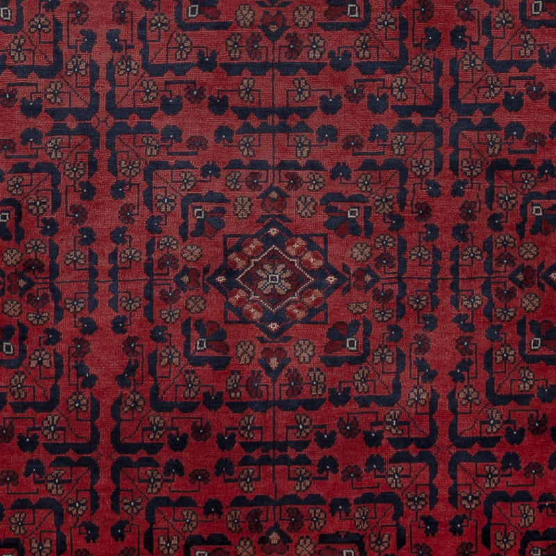 Afghansk matta - Kungliga - 198 x 153 cm - röd