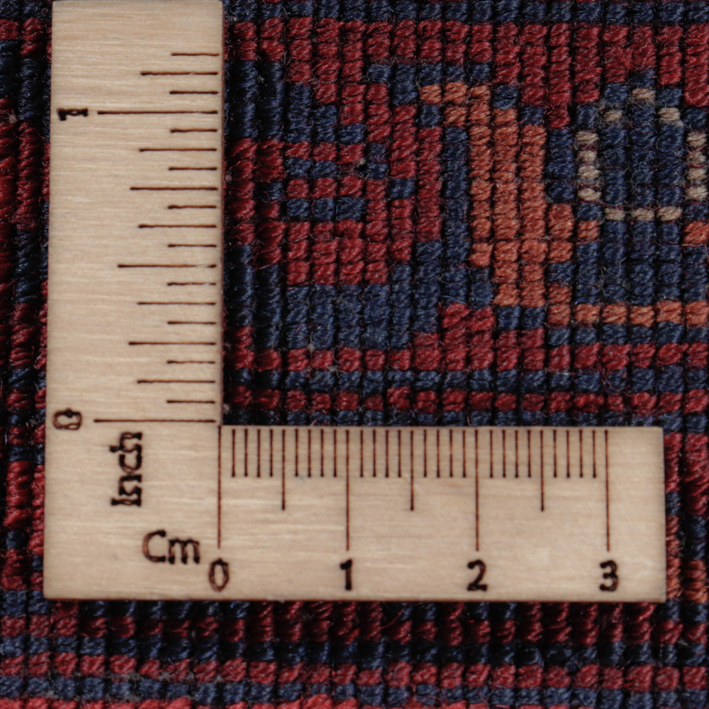 Afghansk matta - Kungliga - 198 x 153 cm - röd